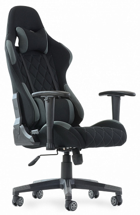 Кресло К-51 ткань черно-серая от магазина Аленсио