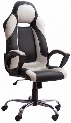 Кресло Фортуна 5(74) бело-черное от магазина Аленсио