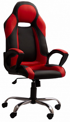 Кресло Фортуна 5(74) красно-черное от магазина Аленсио